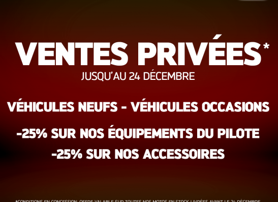 VENTES PRIVEES !