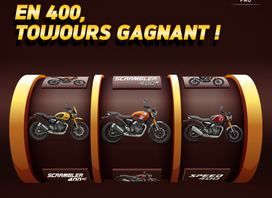 EN 400, TOUJOURS GAGNANT !